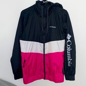 columbia light jacket/windbreaker M